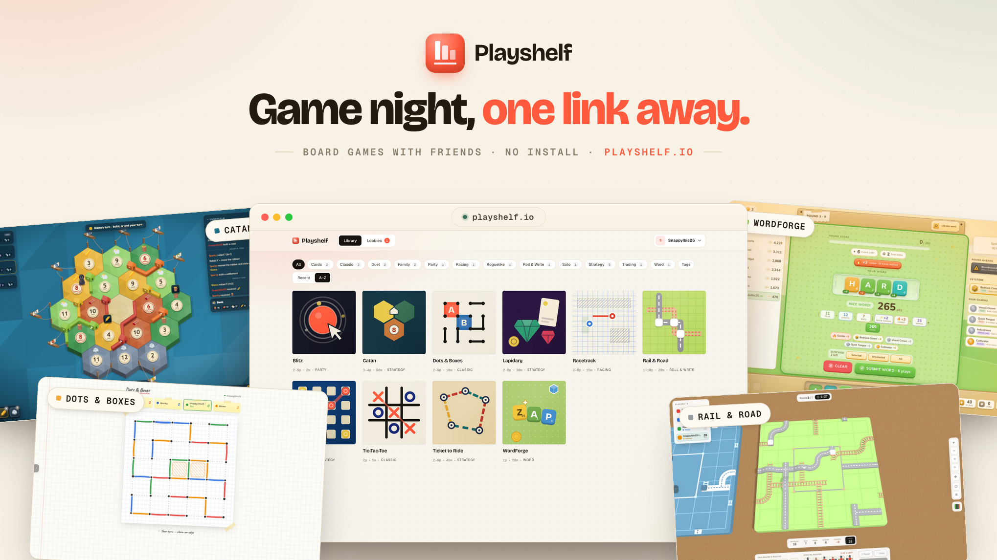 Playshelf screenshot